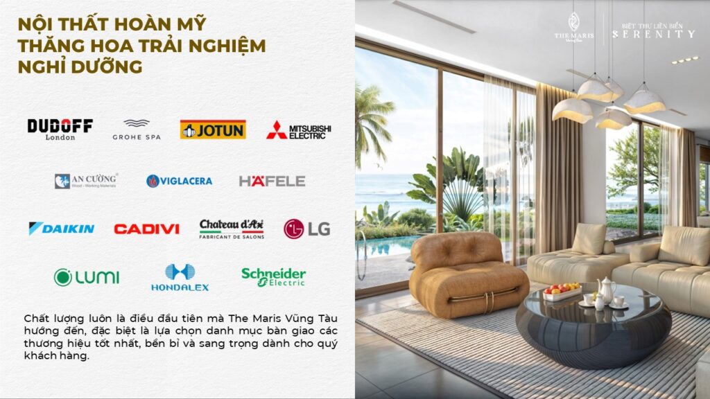 serenity villa ban giao 5 The Maris Vũng Tàu